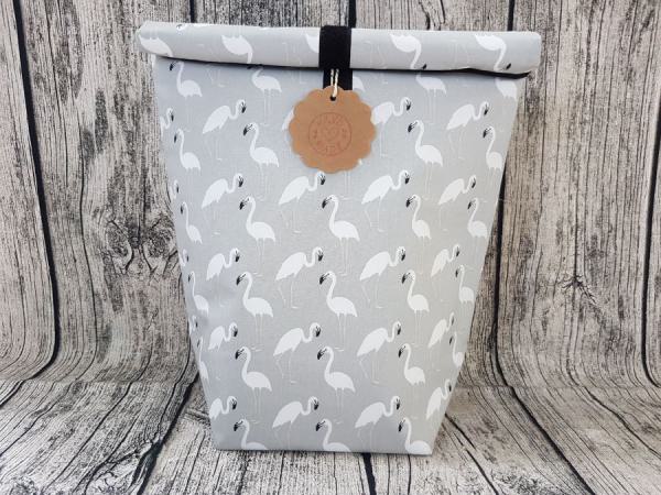 Luchbag Flamingo groß vorne geschlossen